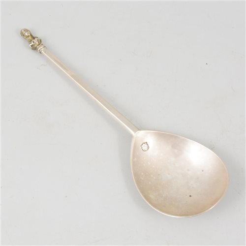 Lot 148 - Elizabeth I Silver Maidenhead spoon, William Cawdell, London, possibly 1586.