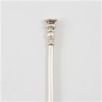 Lot 147 - Elizabeth I silver seal top spoon, William Cawdell, London, 1597.