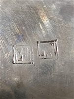 Lot 13 - Scandinavian silver tankard, marked HN conjoined, mid 18th century.