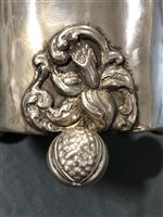 Lot 13 - Scandinavian silver tankard, marked HN conjoined, mid 18th century.