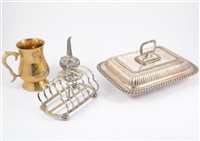 Lot 169 - Mixed quantity of silver plate