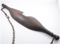 Lot 80 - Stained wood yoke, 90cm.