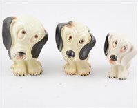 Lot 10 - Seven Crown Devon "Woeful Willy" figures, (7)