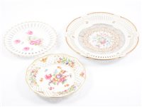 Lot 43 - A pair of Meissen style cabinet plates