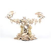Lot 160 - Victorian silver gilt centre piece, by Edward & John Barnard, London 1852.