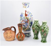 Lot 87 - Two boxes of assorted decorative ceramics
