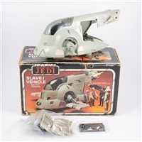 Lot 170 - Star Wars Return of the Jedi Slave I Vehicle Boba Fett Spaceship, by Kenner Toys, in original box.