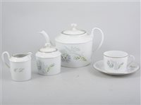 Lot 81A - An extensive Limoges porcelain dinner service, with personalised initials.