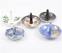 Lot 105 - A large quantity of ring trees (approx. 65), including Limoges, Coalport, Crown Staffordshire