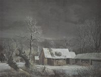 Lot 273 - Michael J Peachey, Swan and lake, oil on board; together with a number of prints.