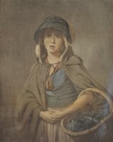 Lot 292 - After Johan Zoffany, The Flower Girl and The Watercress Girl, and a collection of other prints.