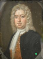 Lot 285 - Manner of Daniel Gardiner, Portrait of a lady head and shoulders length; and another pastel portrait (2)