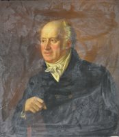 Lot 346 - Victorian School, portrait of Samuel Cater,...