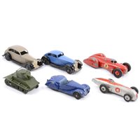 Lot 113 - Dinky Toys die-cast models, including pre-war Rolls Royce 30b