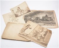 Lot 204 - The Spirit of the Plays of Shakespeare, Frank Howard, vol 1., Cadell, London, 1827; and a collection of loose engravings