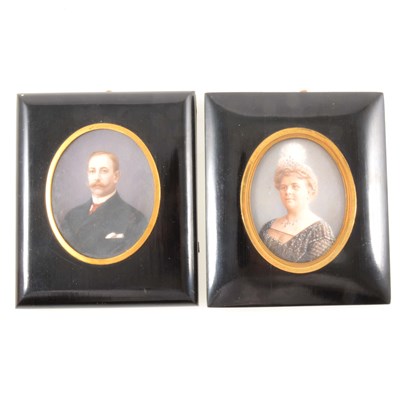 Lot 274 - Six portrait miniatures