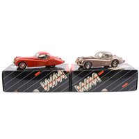 Lot 268 - Western Models Ltd Jaguar XK120 fixed head coupé, and a Jaguar XK120 'Montlhery' white metal models