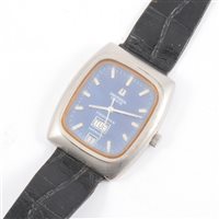 Lot 260A - A Universal Polerouter III autographic wristwatch, 1970s