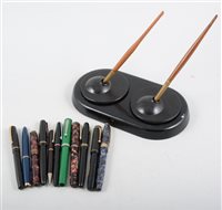 Lot 191 - Collection of pens and playing cards.