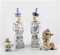 Lot 12 - Two Chinese polychrome cups