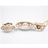 Lot 50A - A Coalport part tea service, 19th century