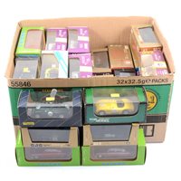 Lot 317 - Collection of 1:43 scale models, mostly Jaguars, including examples by Brumm, Minichamps, Eligor, Top Models, Castrol TWR and Onyx, all boxed, (38).