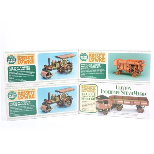 Lot 80 - Four Bassett-Lowke model kits, unopened