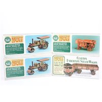 Lot 80 - Four Bassett-Lowke model kits, unopened