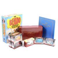 Lot 325 - Modern diecast model cars and vehicles, including good quantity of Corgi Trackside cards and vans, Lledo Days Gone, Corgi The Beano, Burago and others, approx 65 models.