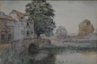Lot 387 - Henry John Yeend King, Cavendish, Suffolk, pastel.