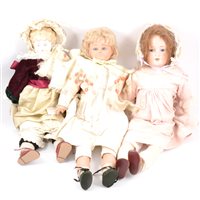 Lot 217 - Herman Steiner German bisque head doll