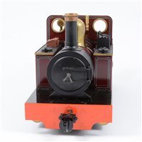 Lot 40 - Accucraft Edrig 0-4-0 steam locomotive