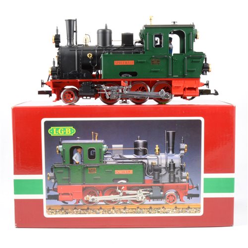 Lot 49 - LGB railways G scale Tank steam locomotive 'Spreewald' no.2074