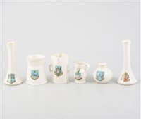 Lot 77 - A quantity of crested ware, mostly WH Goss, one box.