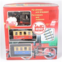 Lot 53 - LGB railways G scale passenger starter set no.78392, boxed.