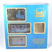 Lot 51 - LGB railways G scale 'The Blue Train' set no.20301