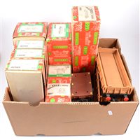Lot 55 - LGB railways G scale rolling stock, including log car wagon trolley no.4066