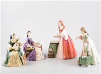 Lot 37 - Four Limited Edition Royal Doulton Tudor series figures, boxed, comprising 'Lady Jane Grey' HN3680, 1754/5000, 'Mary Tudor' HN 3834, 343/5000