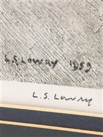 Lot 314 - Laurence Stephen Lowry, The Cart, offset lithograph.