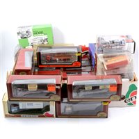 Lot 319 - Exclusive First Edition diecast model buses and trucks