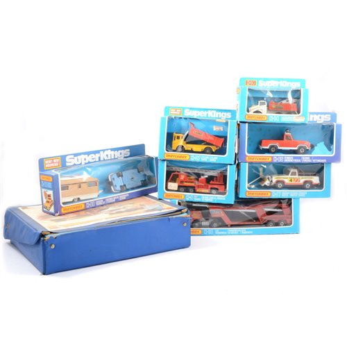 Lot 105 - Collection of diecast models, matchbox, King size, boxed examples, etc