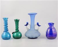 Lot 75 - Murano iridescent glass jug