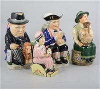Lot 50 - Kevin Francis novelty character jug, Hannah Barlow, limited edition 3/350, 23cm