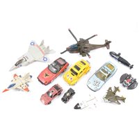 Lot 130 - Transformers, a small selection of c1980s figures.