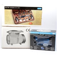 Lot 312 - TUV Products MINI MAC air compressor, with manual and box