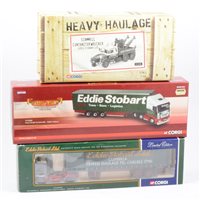 Lot 315 - Corgi Toys diecast Eddie Stobart LTD models