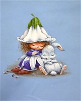 Lot 237 - Children's book illustrations; Victoria Plum by Angela Ripon and Orm and Cheep