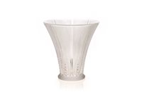 Lot 589 - A Lalique Cristal glass vase, 'Epis' design, circa 1950