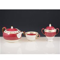 Lot 55 - A Wedgwood "Whitehall" dinner/tea service, and a Viners part canteen of cutlery.