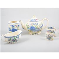 Lot 62 - Mason's "Regency" pottery part dinner and tea service.